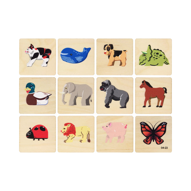 Animals Memory Tiles