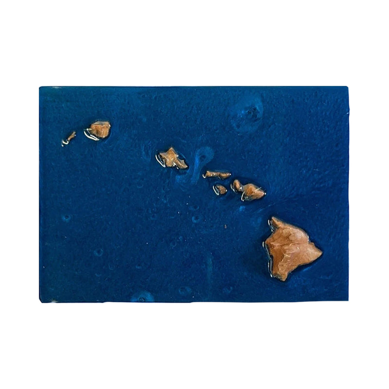 Hawaii 3D Topographic Wood Map | Hawaii State Gift