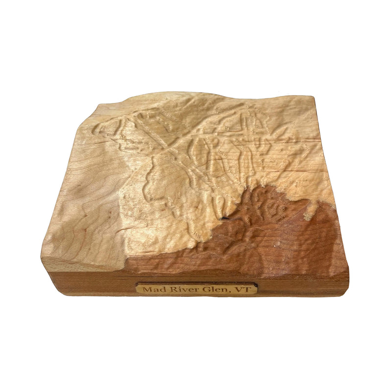 Mad River Glen Vermont 3D Relief Map | Vermont Ski Gift