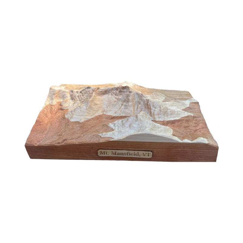 Mt. Mansfield Vermont 3D Relief Map | Green Mountains Vermont Unique Gift