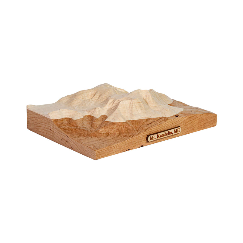 Mt Katahdin Topographic 3D Relief Map | Maine Gift
