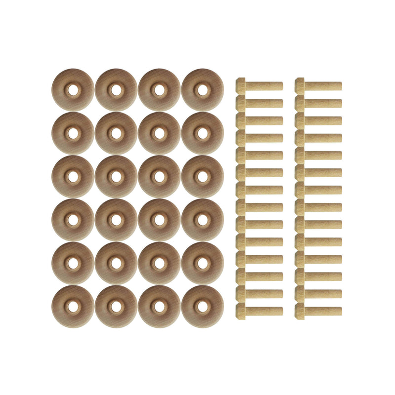 Wheels with Pegs